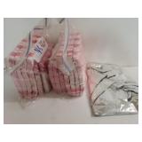 Pink And White Party Napkins And Helium Balloons