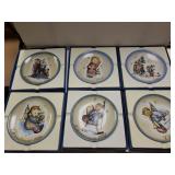 Vintage Decorative Christmas Plates Years