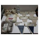 Ribbon Banners And Yarn.