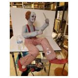 Paper Mache Clown. Unknown Artist