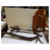 Vintage Horse Harness And Duck Decoy Light