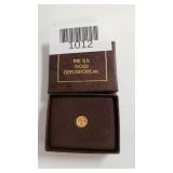 1908 Gold Coin - Marked 24K By The US Gold