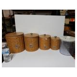 Longaberger Baskets With Longaberger Containers