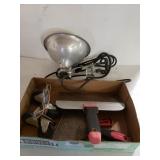 Clamp Light, Scraper, Wheels