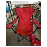 Red WCEI Portable Chair