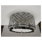 Ceiling Lamp With Clear Beads