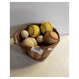 Apple Basket With Assorted Balls