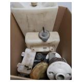 Assorted Fluid Containers & Electrical Boxes