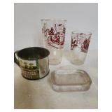 Davy Crockett Glassware,  Ponderosa Ranch Cup,