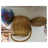 Basket With Yarn
