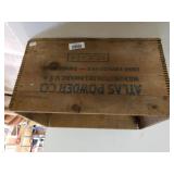 Atlas Power Co Wooden Crate