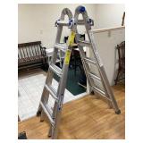 Werner Metal Locking A-Frame Extension Ladder