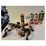 Antique Door Knobs Handles And Floor Wax