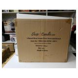 1 Round Bowl Shape Glass Vases. In Unopened Box