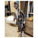 Paper Mache Clown. Artist Unknown
