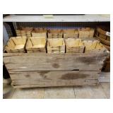 Crate With 1/2 Quart Fruit Veggie Baskets Baskets