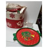 Barnes & Noble Christmas Bag, Christmas Plastic