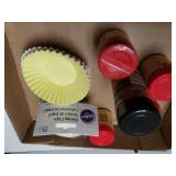 Assorted Spices, Baking Cups