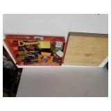Cutting Board,  Assorted Tools & More