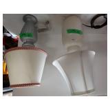 White & Silver  Lamps
