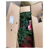 6.5ft Lighted Van Buren Artifical Pine Christmas