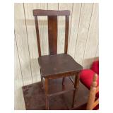 Pre 1900 Antique Oak Childs Chair