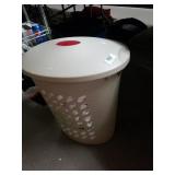 Laundry Basket With Blankets And Sheets