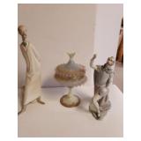 Victorian Inspired Candy Dish,  Lladro Porcelain