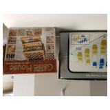 Glass Checker Set, Game House With 10 Classic