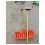 Snow Shovel And Brush
