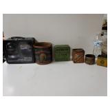 Vintage Tins And Lunch Box