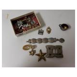 Misc. Jewelry  Pins Belt Buckle And More