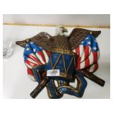 Patriotic Eagle And Flag Wall Decor