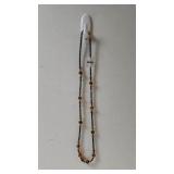 Ladies Long Beaded Necklace - Marked Monet