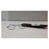 Vintage Spectacles In Wooden Case