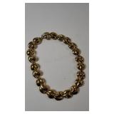 Ladies Goldtone Fashion Statement Necklace -