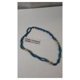 Double Strand Enamel Beaded Necklace