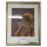 Gus. Pastel Portrait By Rose Doster