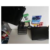 Briefcase, File Folder, Assorted Office Items &