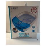 Homedics Bubble Bliss Deluxe Foot Spa & Epsom
