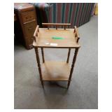 Oak Like Side Table Stand