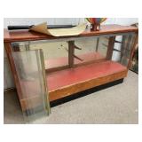 Antique Lighted 6 Foot Showcase from Gunshop