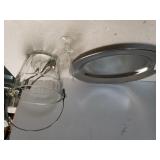Stainless Steel Serving Tray & Ice Bucket,