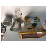 Large Flower Pot, Small Bucket, Grey Pot &