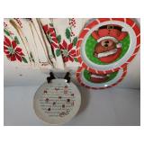 12 Days Of Christmas Plate, Teddy Bear Plates,