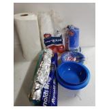 Cups, Bowls, Aluminum Foil
