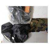 Bag, Camo Scarf, Straps
