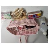 Pink Basket, Clothespins & More
