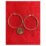 Marked.925 Loop Earrings