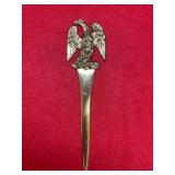 Solid Brass 8" American Eagle Letter Opener